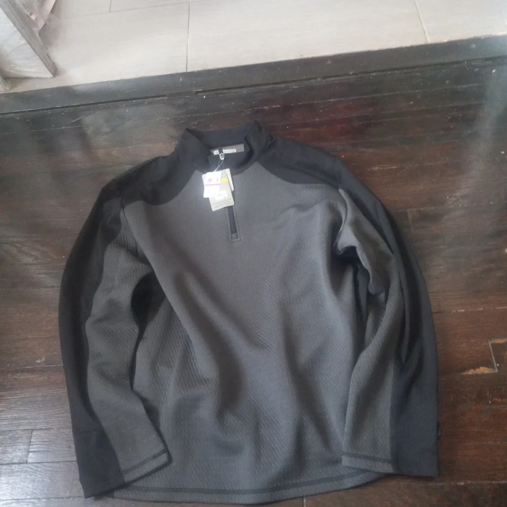 PGA Tour Thermal UPF 50 Sun Protection 1/4 Zip Up Sweater Mens Size XXL MSRP $85